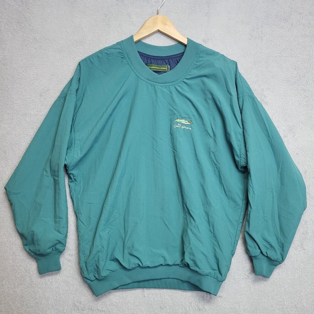 Sun Mountain Sports Headwind Mens Small Green The Coeur D'Alene Windbreaker